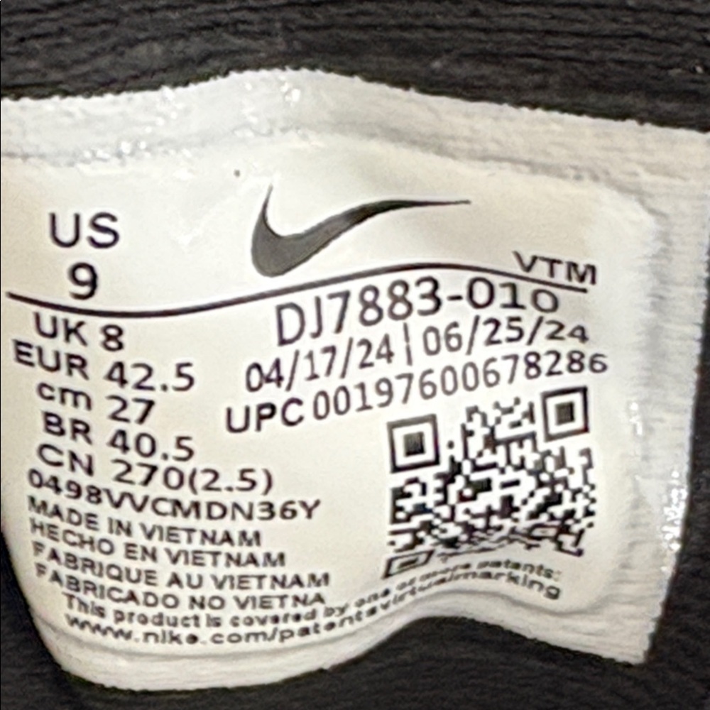 Nike air zoom structure 25 men’s Running Athletic Shoes 9 field mesh laceup new - Picture 8 of 8